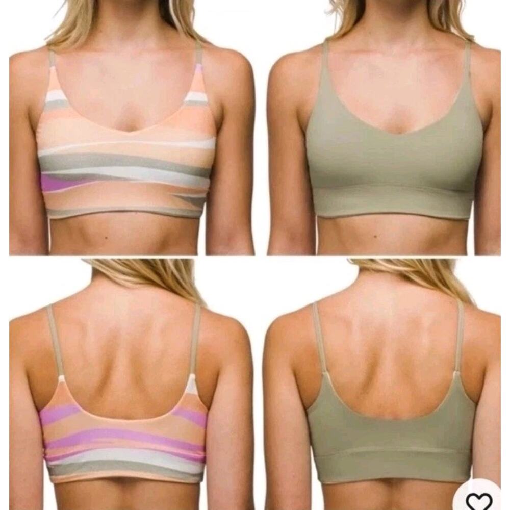 NEW Prana Willow Falls Reversible Top Womens XS Bikini Swim Waves MSRP $70